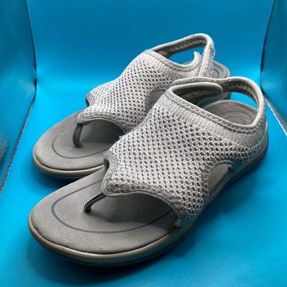 orthofeet Shoes Womens Orthofeet Lyra Sandalsgray Size 65 Wideeuc